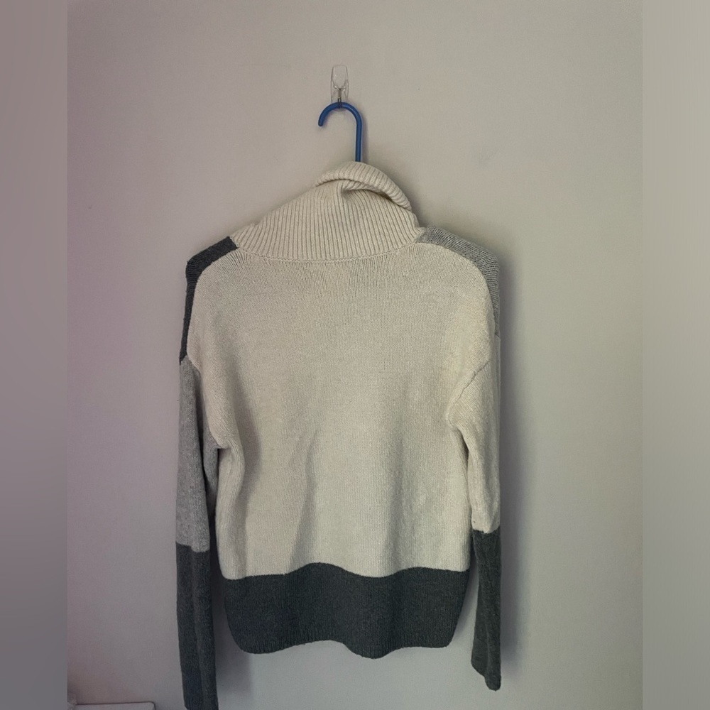 C&C California Color Block Wool Blend Turtleneck … - image 6